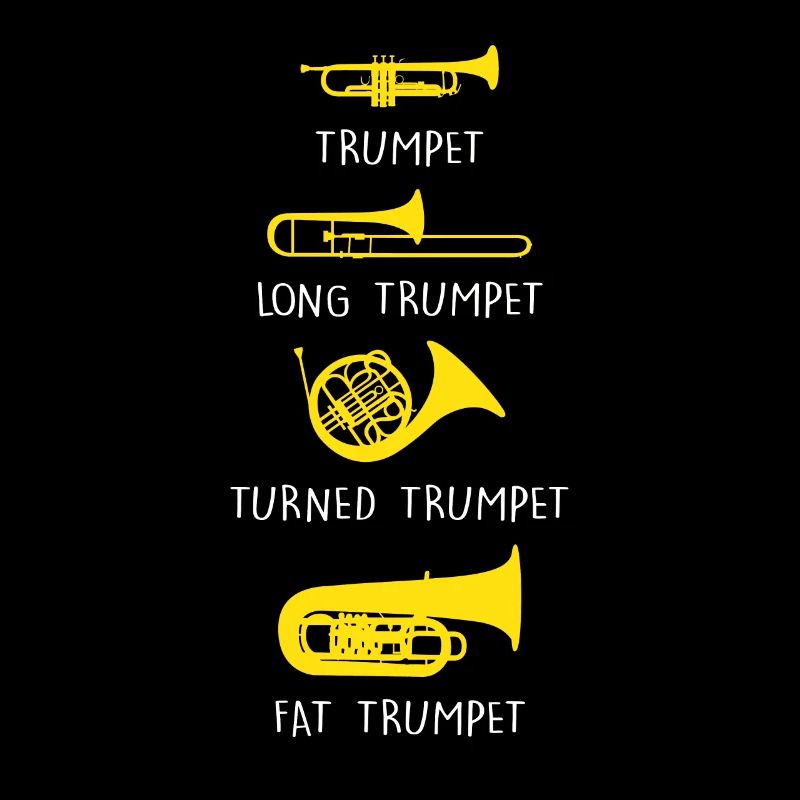 Différents types d’instruments à vent de trompette