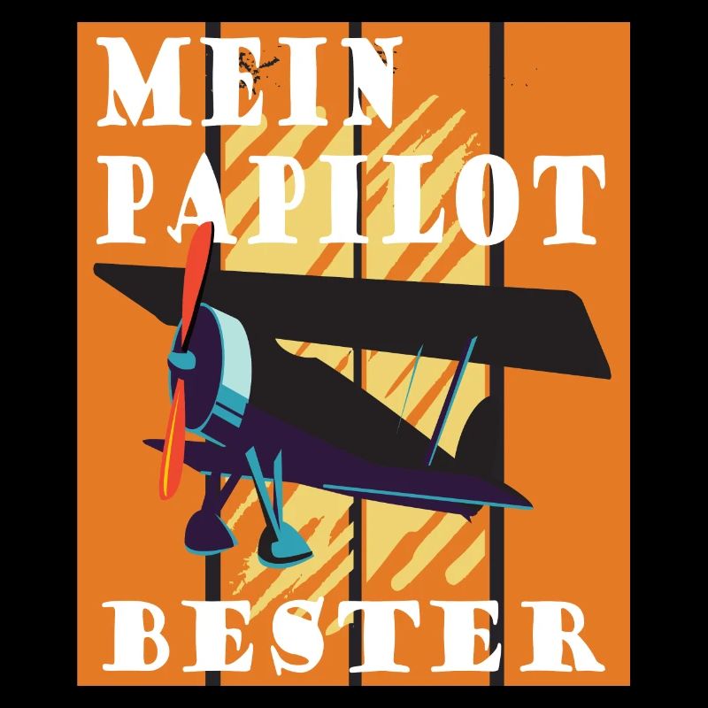 Papilot Papa ist Pilot Mein Held Bester Papa