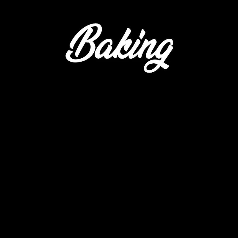 BAKING CURSIVE TEXT NOVELTY HOBBY