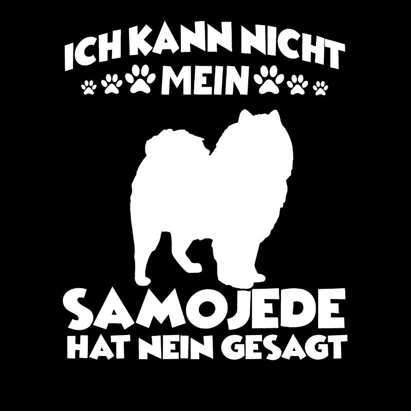 Samojede Hundetraining Motiv Samojeden Gassi