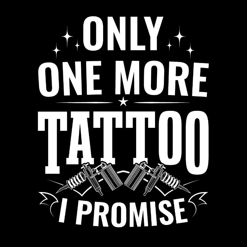 Tätowierer nur noch ein Tattoo verspreche ich