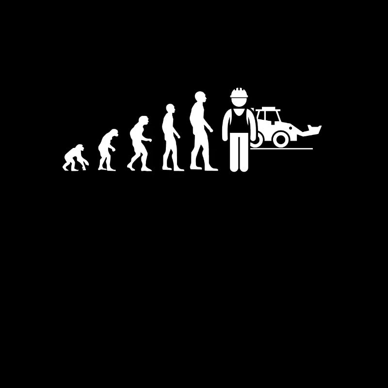 evolution site manager humor work man