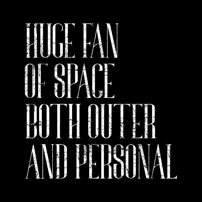 Grand fan de l’espace à la fois Outer Personal Cool Science