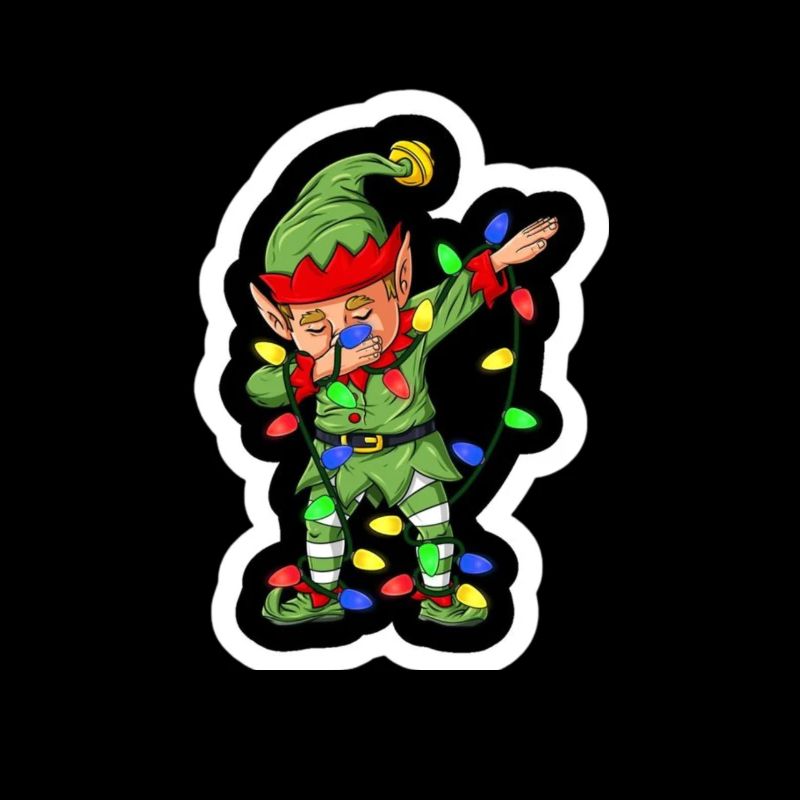 Dabbing Elf Shirt Costume Deël Squad Vacances