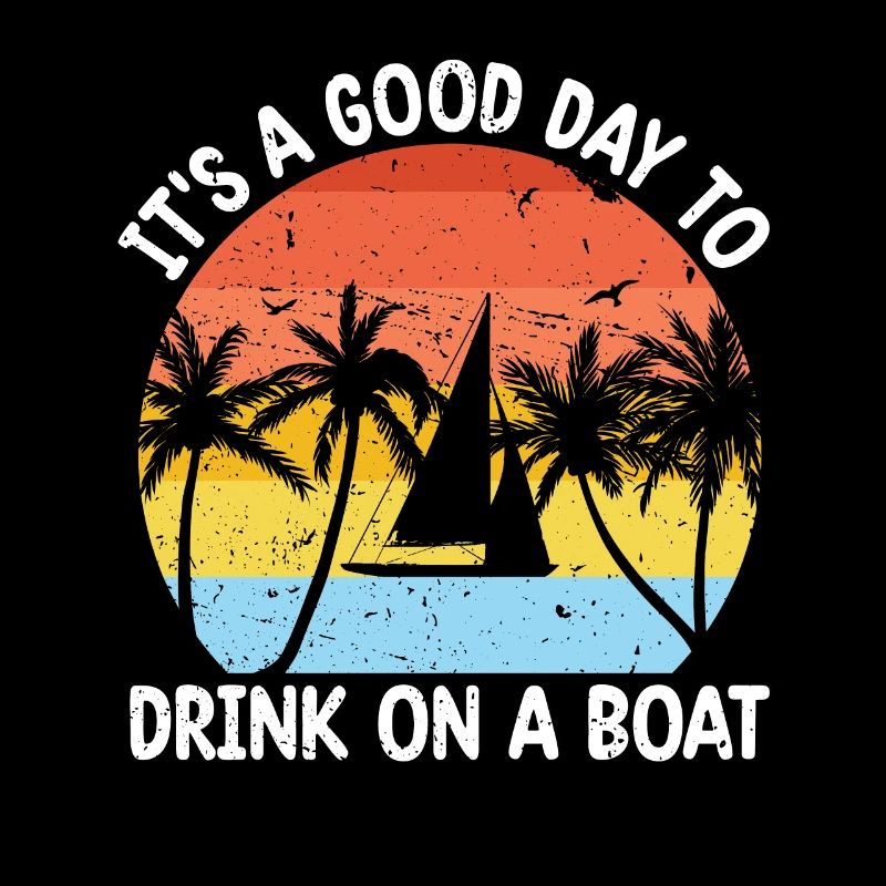 Es ist ein guter Tag, um auf einem Boot zu