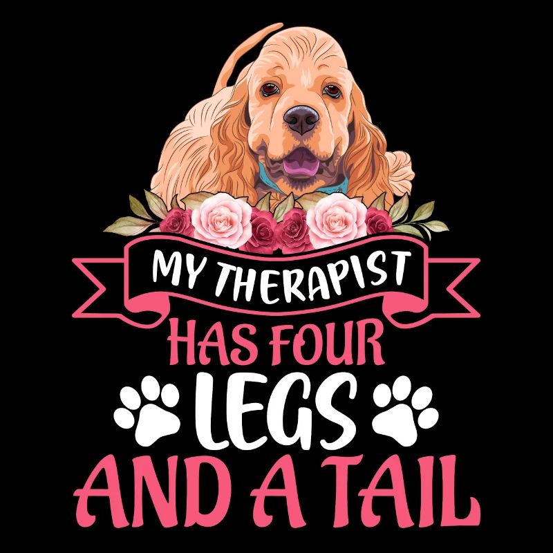 Cocker Spaniel Therapeut Hat Vier Beine Spaß