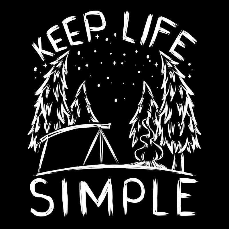 Camper Campingplatz Camp Keep Life Simple Camping