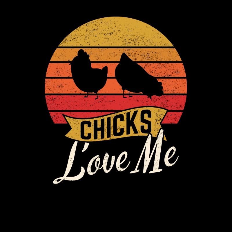 Les poussins m’aiment Le poulet aime l’élevage de poulets