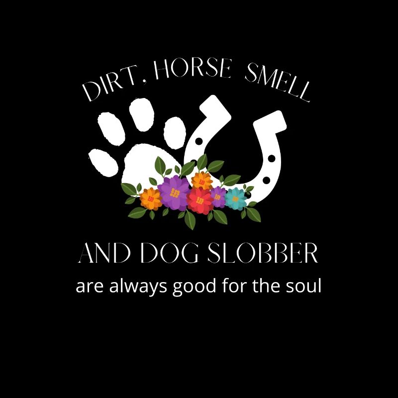 Odeur de cheval et chien Slobber Animaux de compagnie Mèmes Tren