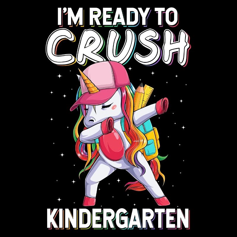 Ich bin bereit, Kindergarten Einhorn zu zerquetschen