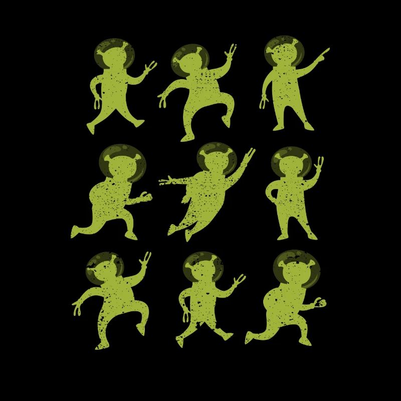 Dancing Aliens Dance Challenge Drôle