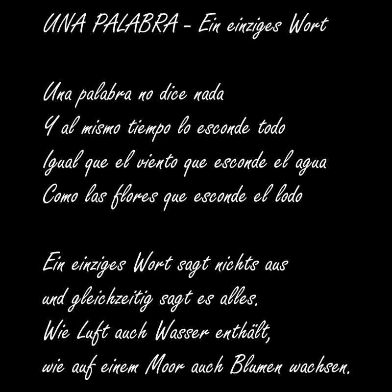 Ein einziges Wort