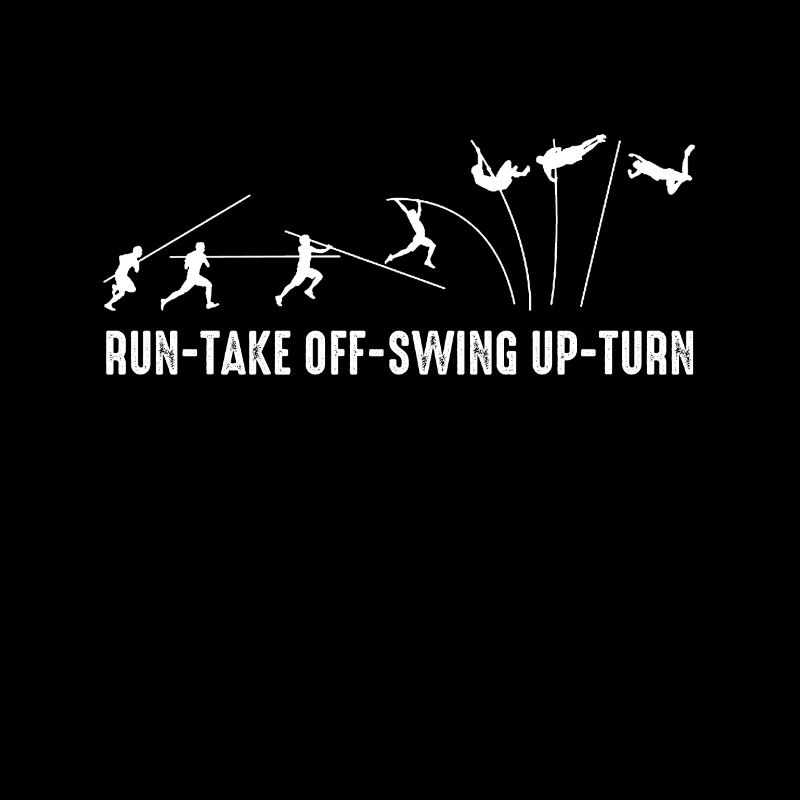 Run Take Off Swing Up Turn Saut à la perche