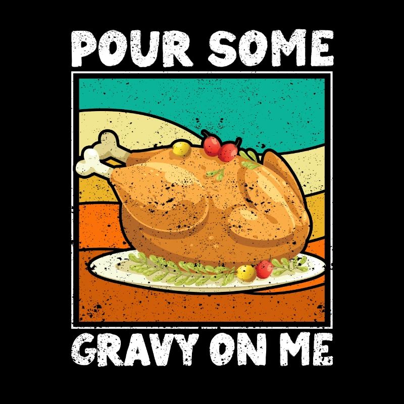 Fun Turkey Dinner Thanksgiving Pour