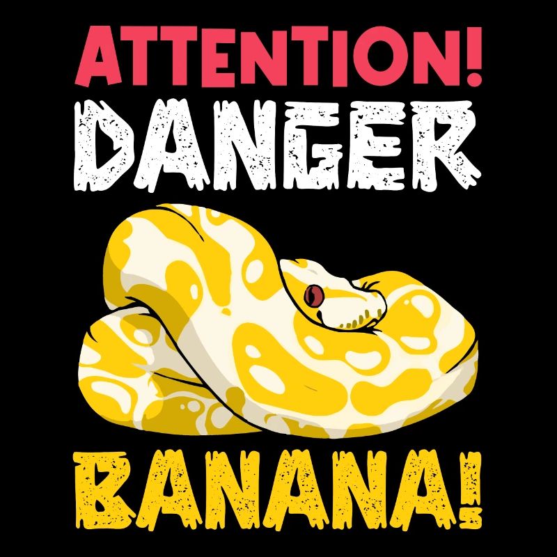 Banana Ball Python Attention Banane dangereuse