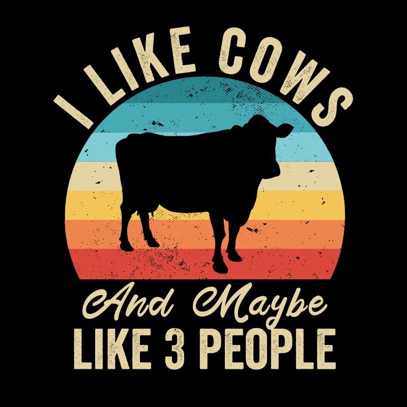 Ich liebe Cows Humor Farmer Geschenk