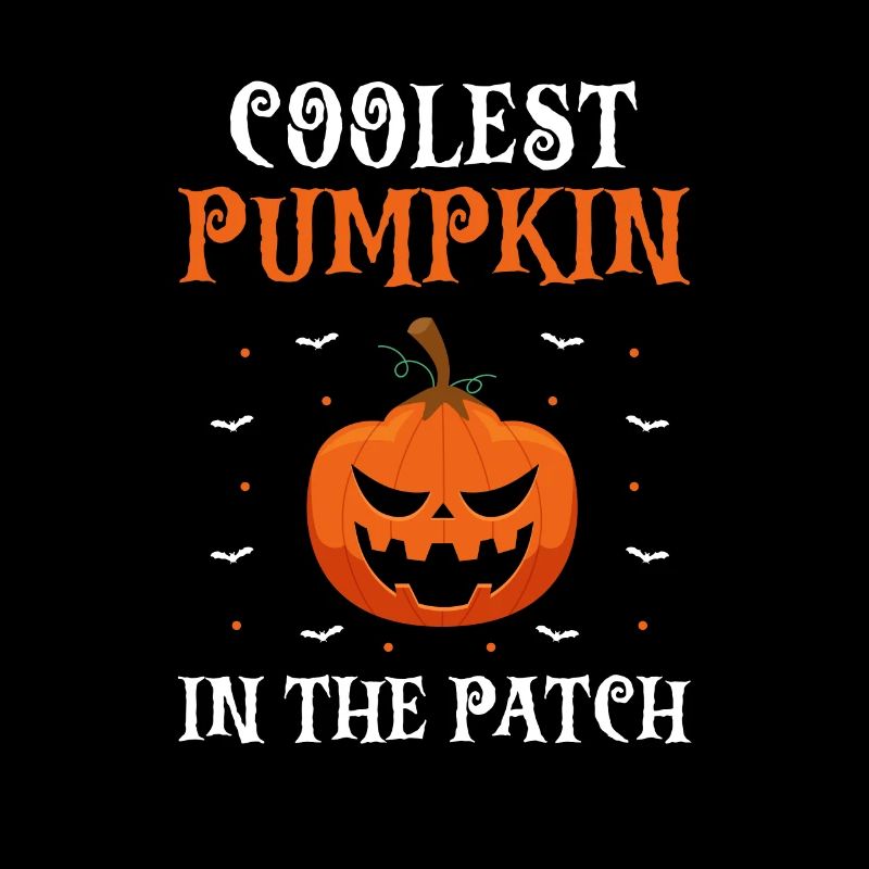 Citrouille la plus cool dans le patch Drôle Halloween