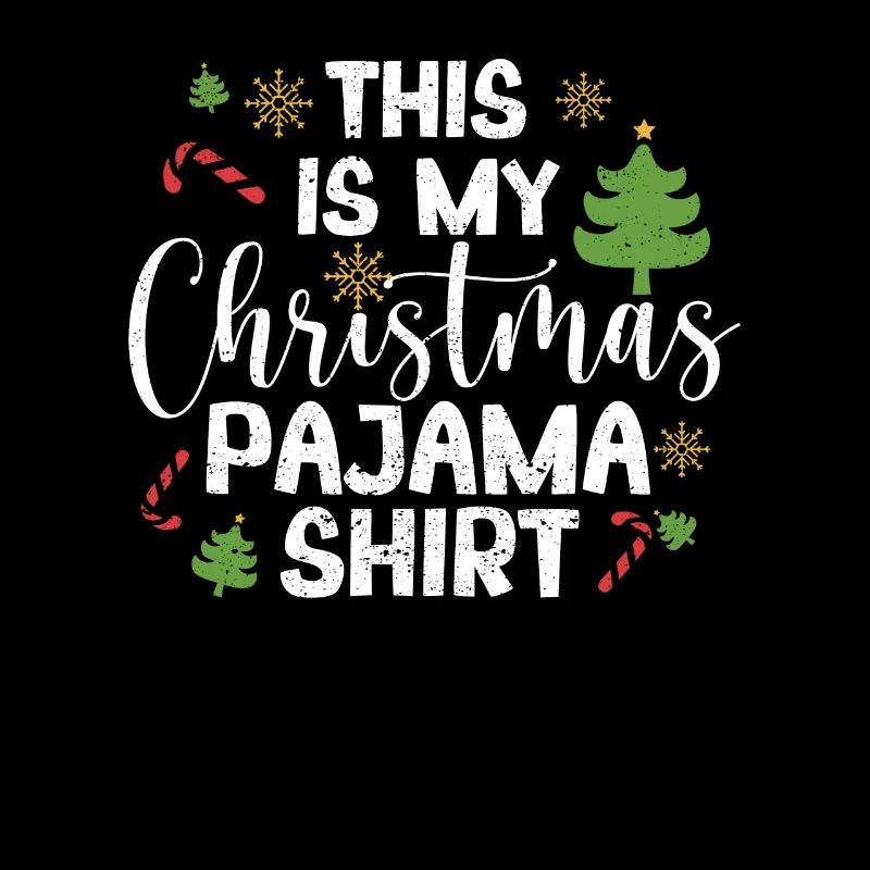 C’est ma chemise de pyjama de Noël drôle
