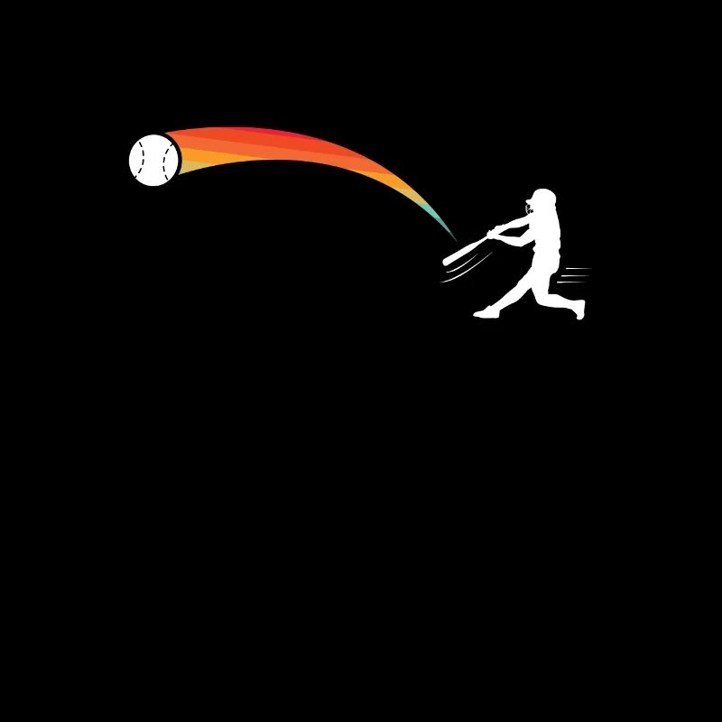 Skeleton Baseball Spieler Hitter Sunset Baseball