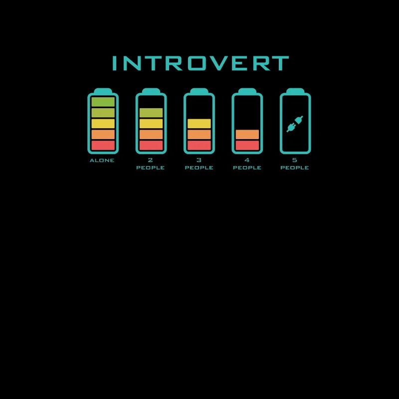 Empty Introvert Design für introvertierte Menschen