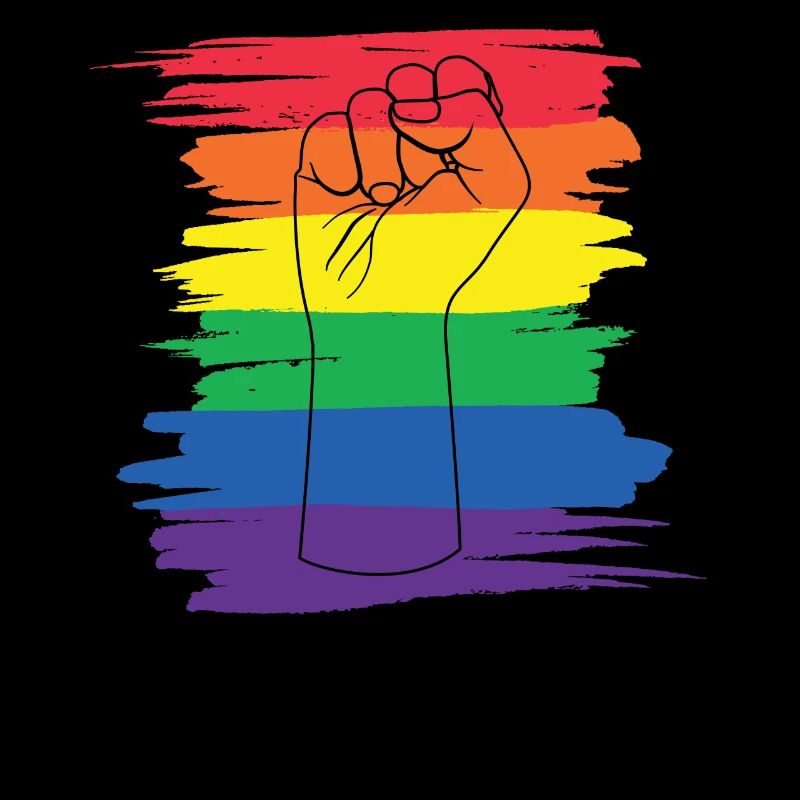 LGBTQ Nonbinary Colorful Rainbow Flag LGBTQ+ Pride