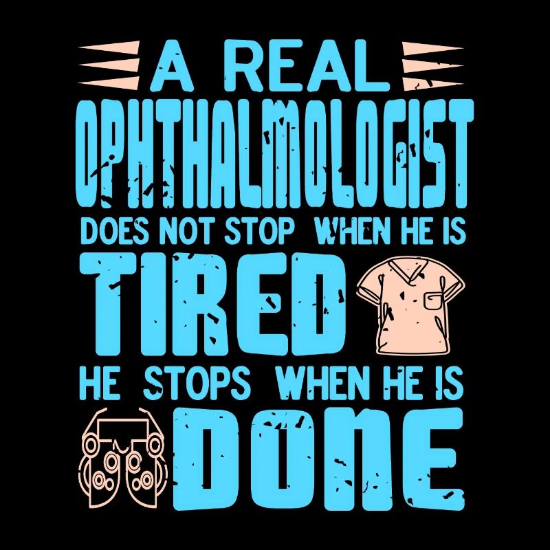 A Real Ophthalmologist Stops When He Is Done Retro