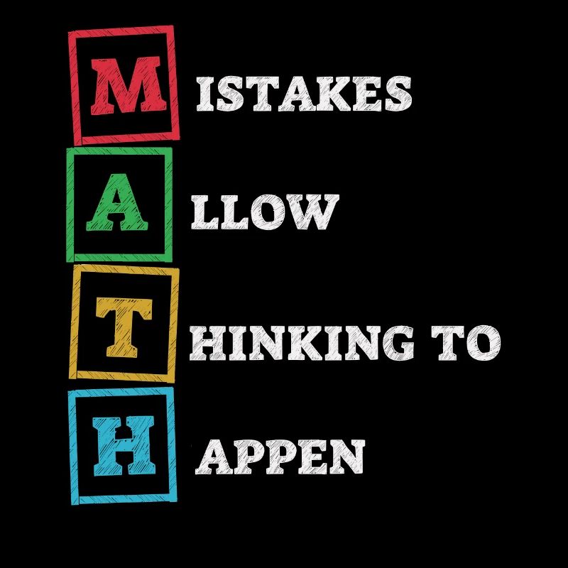 Mistakes Allow Thinking To Happen School Math