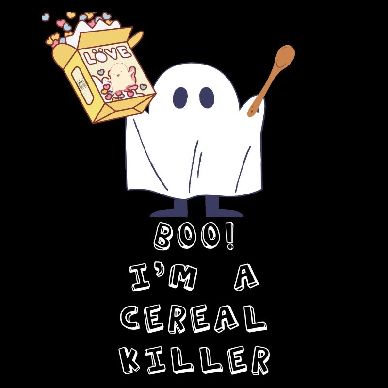 Boo! I'm A Cereal Killer Funny Ghost Halloween