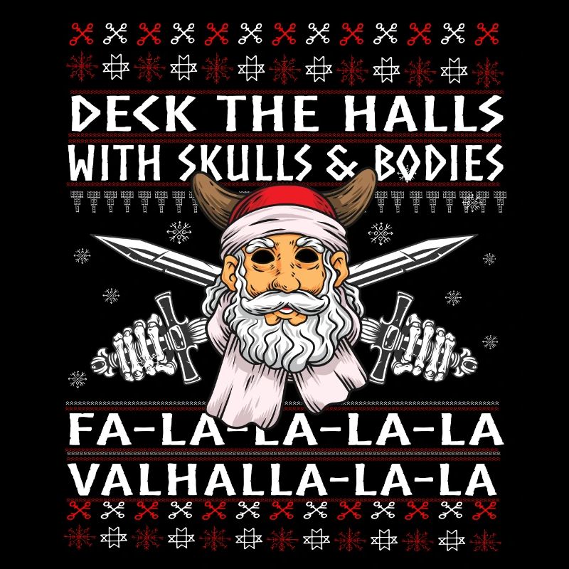 Fun Wikinger hässlicher Weihnachtspullover