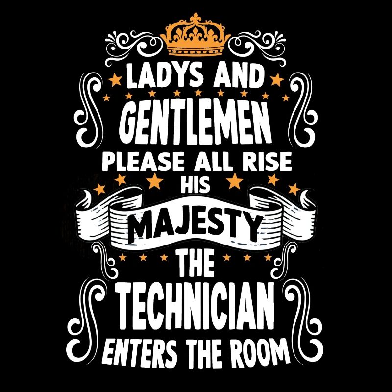 Technicien T drôle de technicien de motif