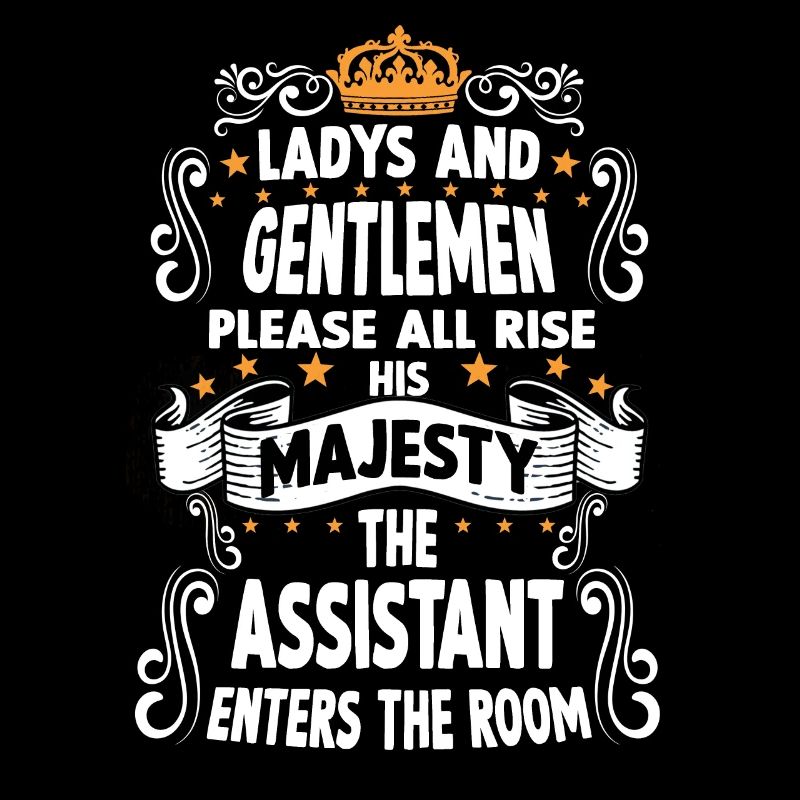 Assistant T Drôle Dire Assistant Motive