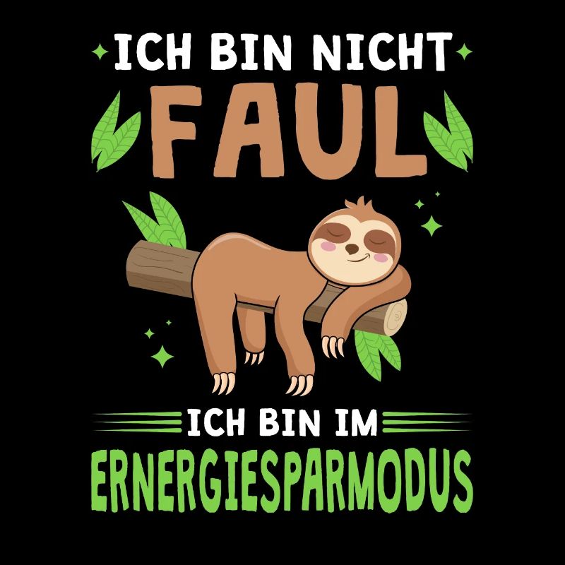 Faultier Sloth Langschläfer Nachthemd