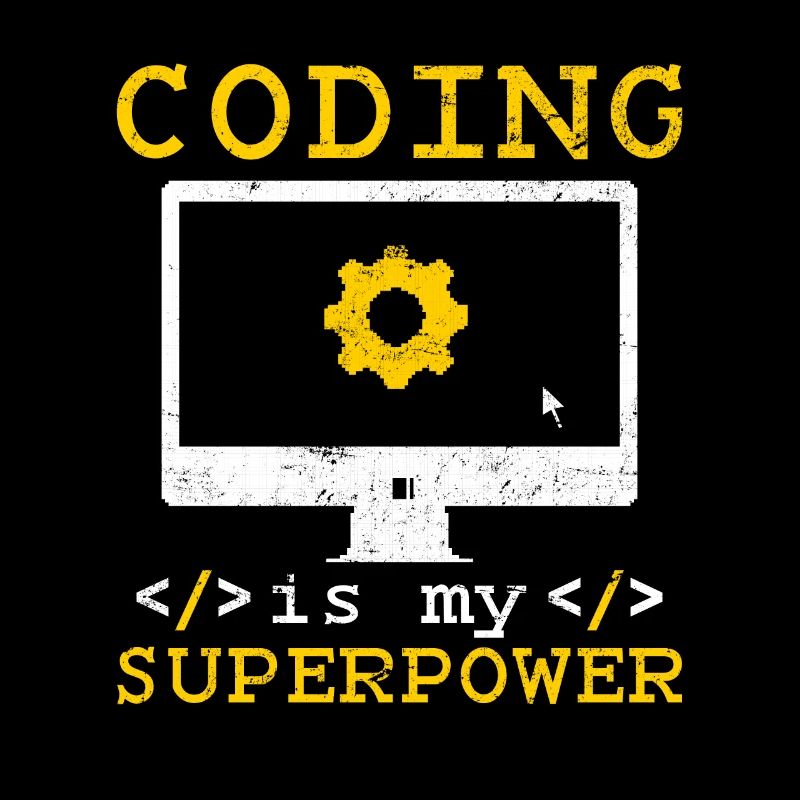 Le codage est mon superpouvoir Programmeur de logiciels Codeur