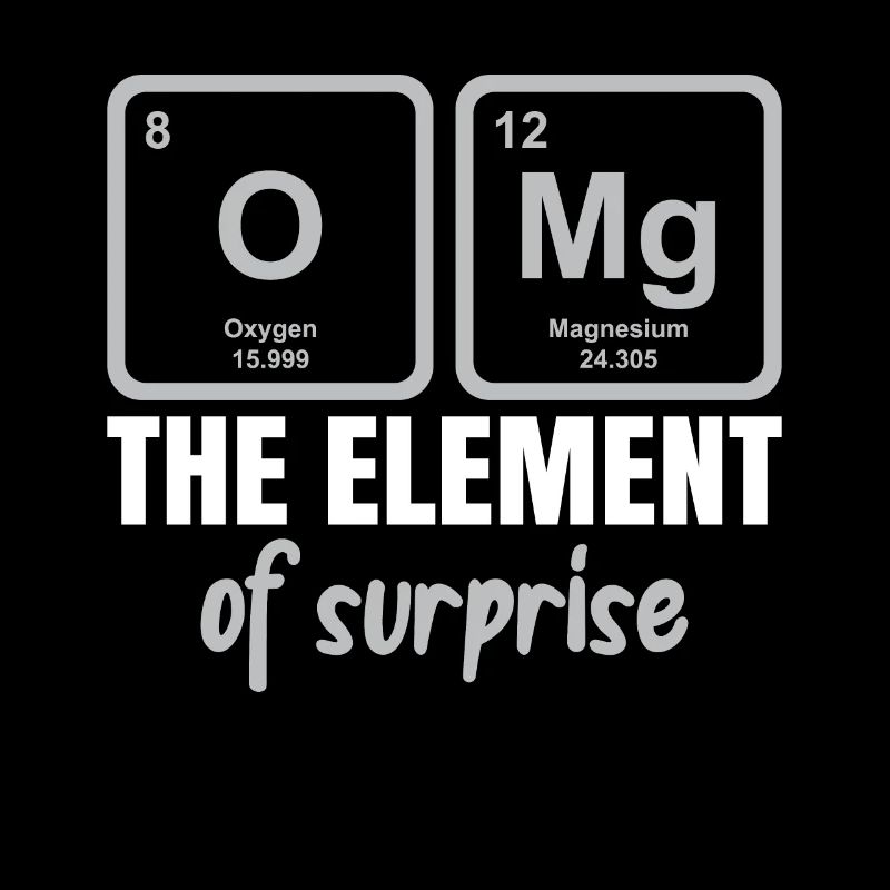 Das Element des Überraschungschemie-Humors