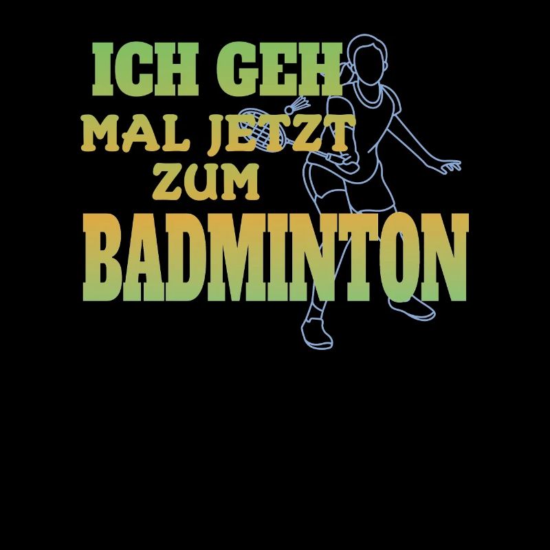 Badminton Geschenkidee Sport Design