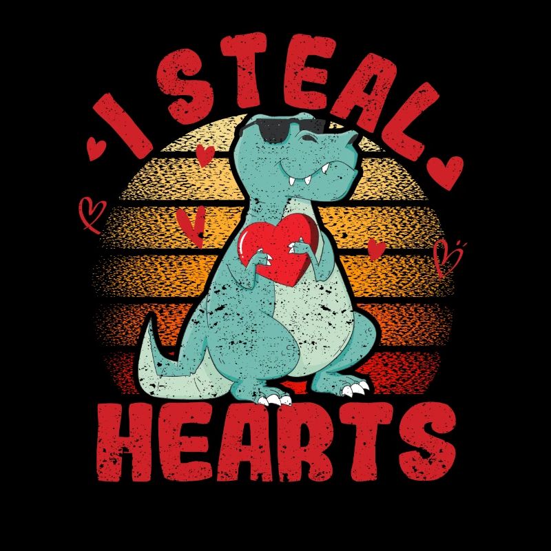 Drôle de Saint-Valentin Dinosaur T Rex Lovers