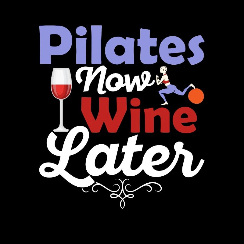 Pilates maintenant vin plus tard exercice de remise en forme