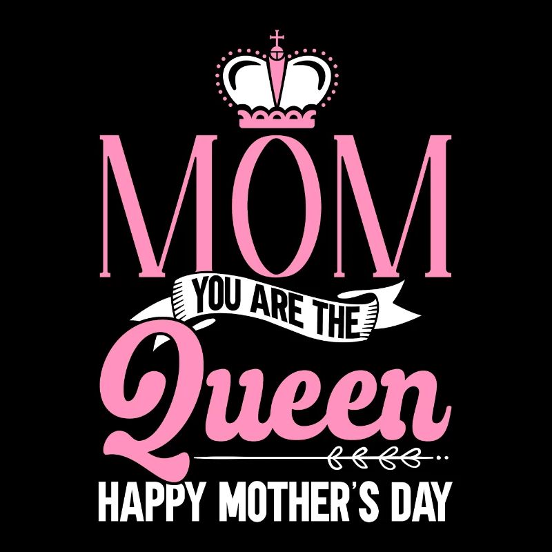 Alles Gute zum Muttertag Mom Queen Mutterkrone
