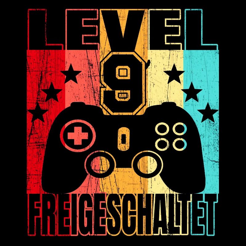9 Jahre Geburtstagsshirt Zocker Gamer 9.