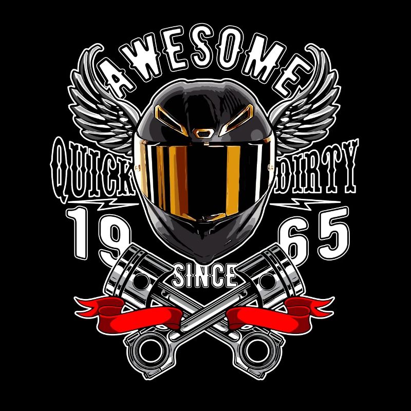 Awesome since 1965, Biker Geburtstag
