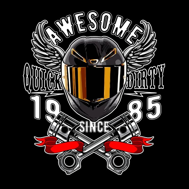 Awesome since 1985, Biker Geburtstag