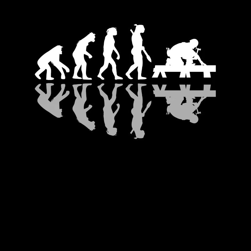 Human Evolution Carpenter Woodworkers Woodworking