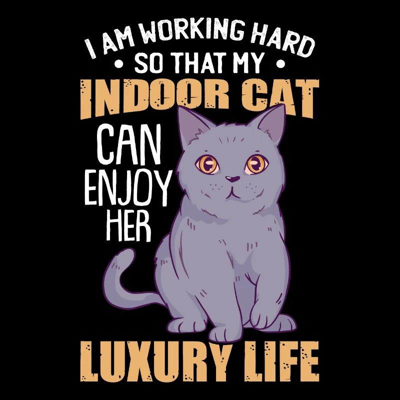 Drôle d’humour de chat d’intérieur