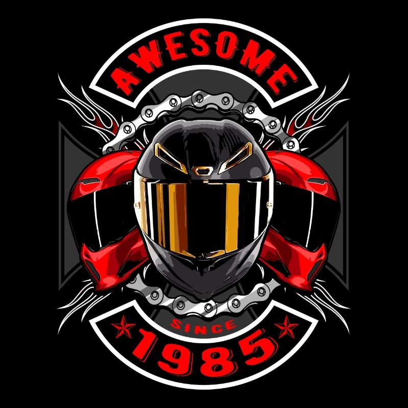 Awesome since 1985, Biker Geburtstag