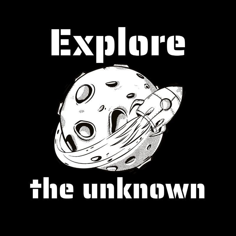 Explore The Unknown Retro Outer Space Designs