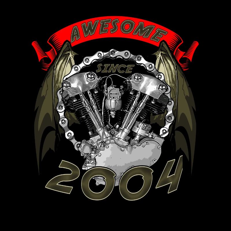 Awesome since 2004, Biker Geburtstag