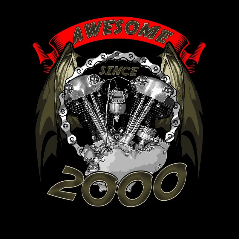 Awesome since 2000, Biker Geburtstag