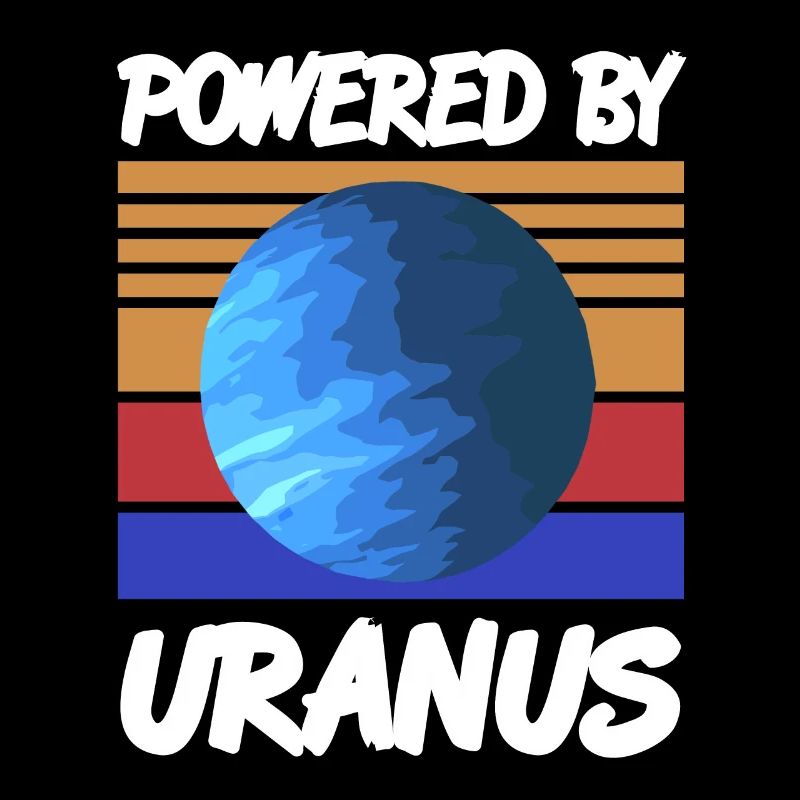 Powered By URANUS Retro Solar System Planet