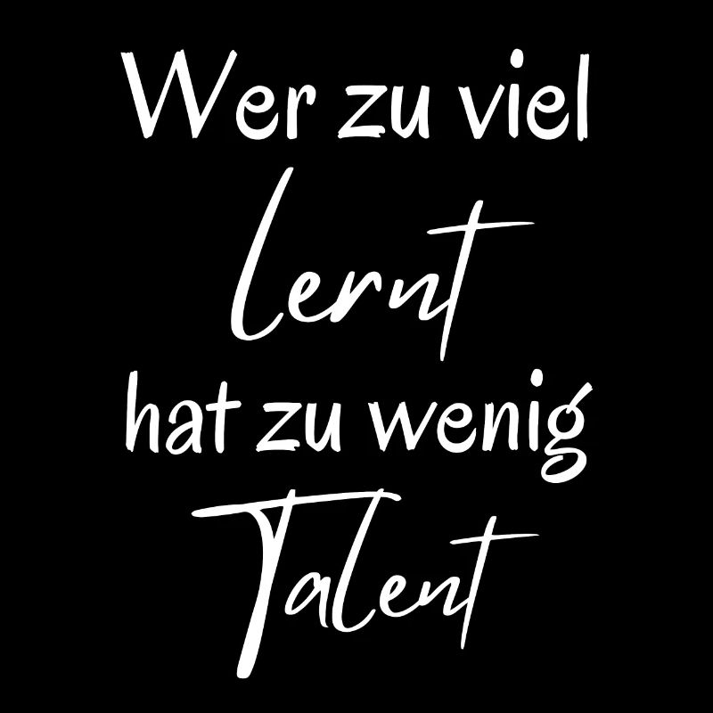 Talent oder lernen