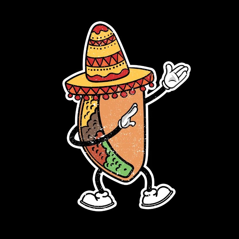 Dab Taco Cinco de Mayo Drôle mexicain
